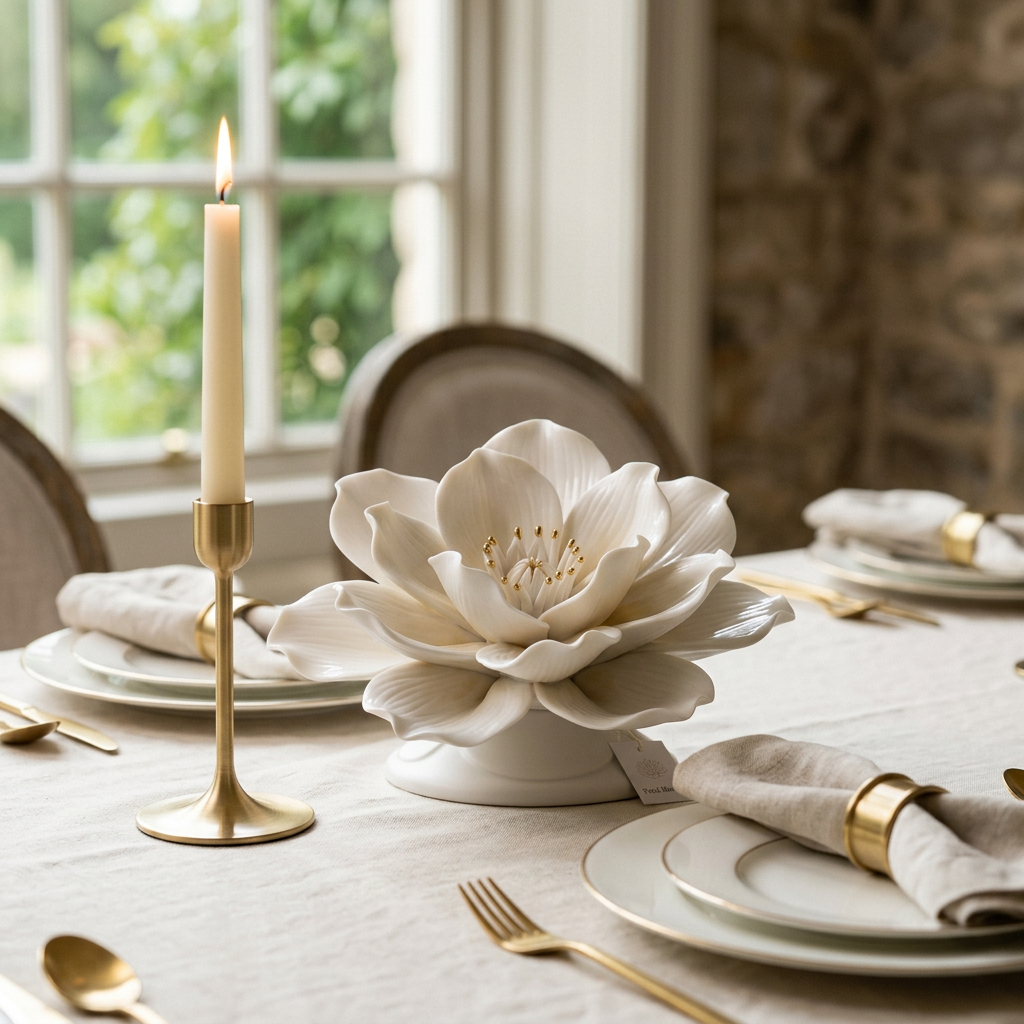 Petal Bloom Table Ornament - 餐桌中心场景