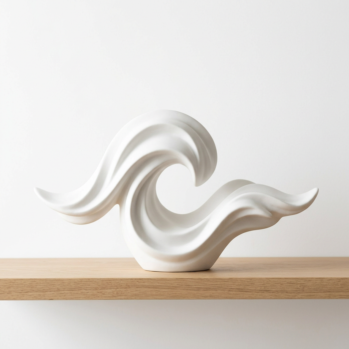 Flowing Wave Shelf Sculpture